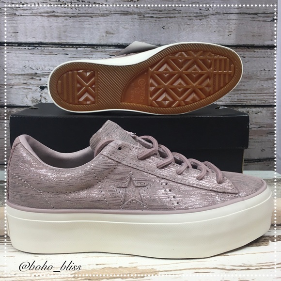 Converse Shoes - ⭐️CONVERSE | Metallic Platform Sneakers NEW